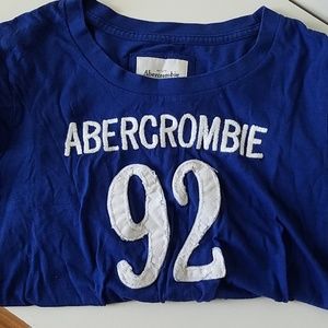 Abercrombie and Fitch Blue Tshirt Size L